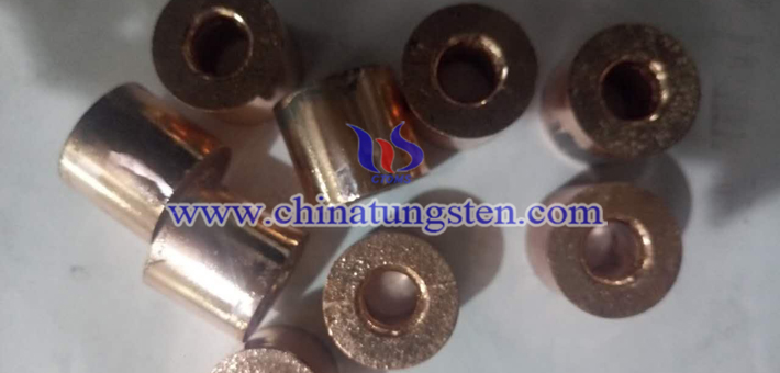 tungsten copper tube scrap picture
