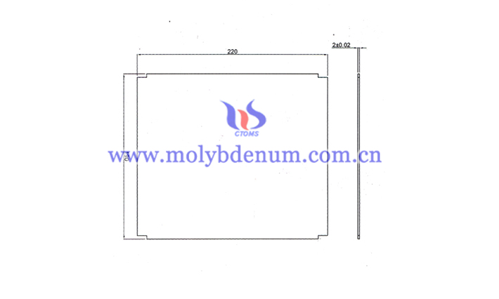 customized TZM plate image