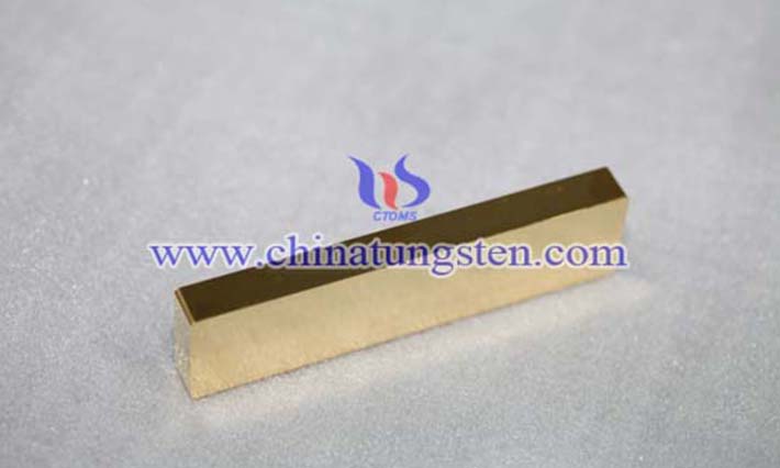 gold plated tungsten bar price picture