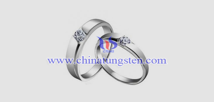 tungsten alloy wedding rings picture