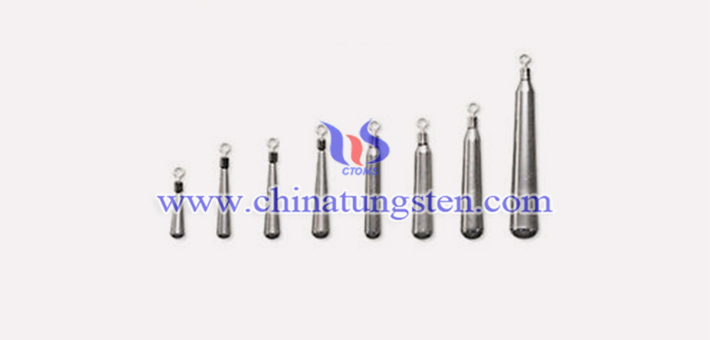 tungsten alloy skinny dropshot weight picture