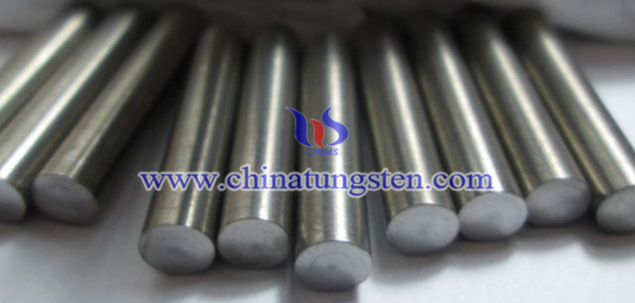 85W-10.5Ni-4.5Fe tungsten alloy rod picture
