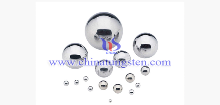 polished tungsten alloy ball picture