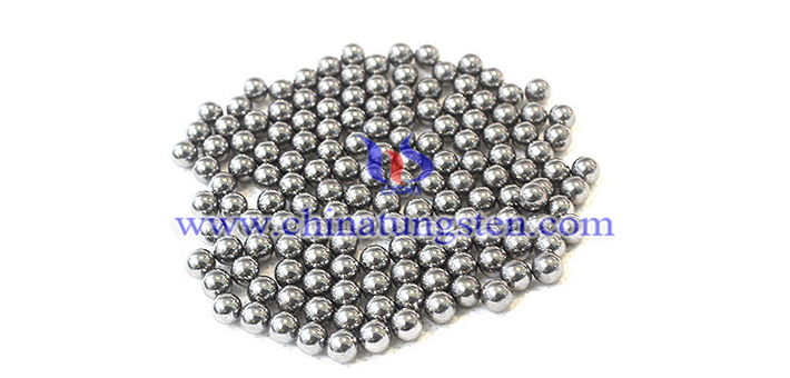 90W-7.1Ni-2.9Fe tungsten alloy ball picture