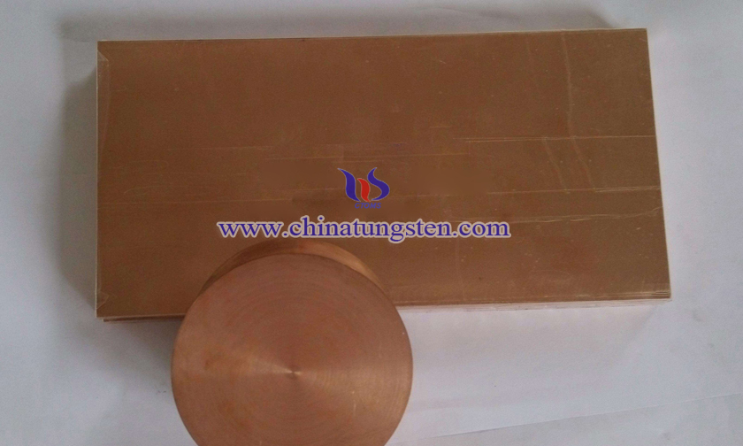 tungsten copper sheet picture