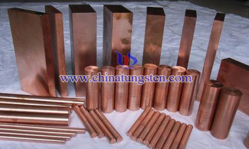tungsten copper blank plate picture
