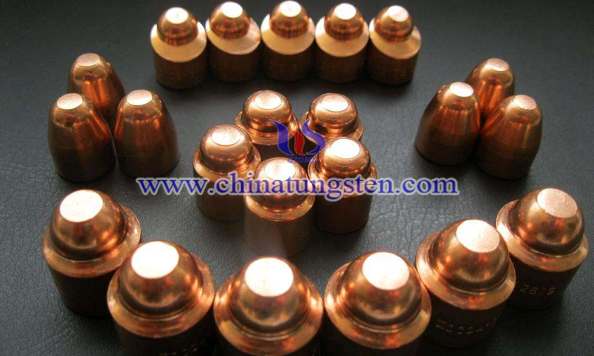 Tungsten Copper Cover Electrode Picture