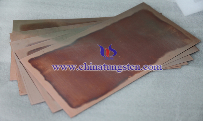 Tungsten Copper Slab Picture