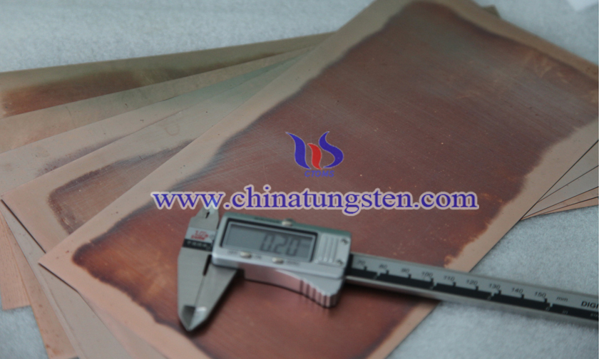 Tungsten Copper Foil Picture