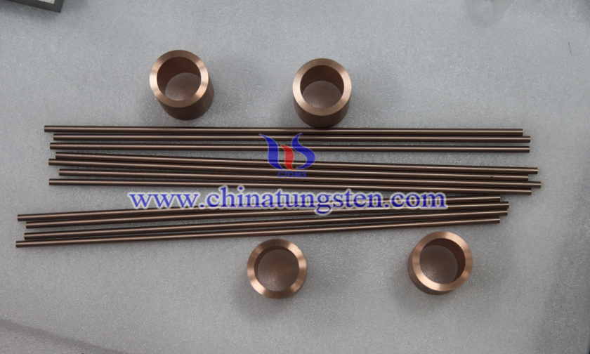 tungsten copper rod picture