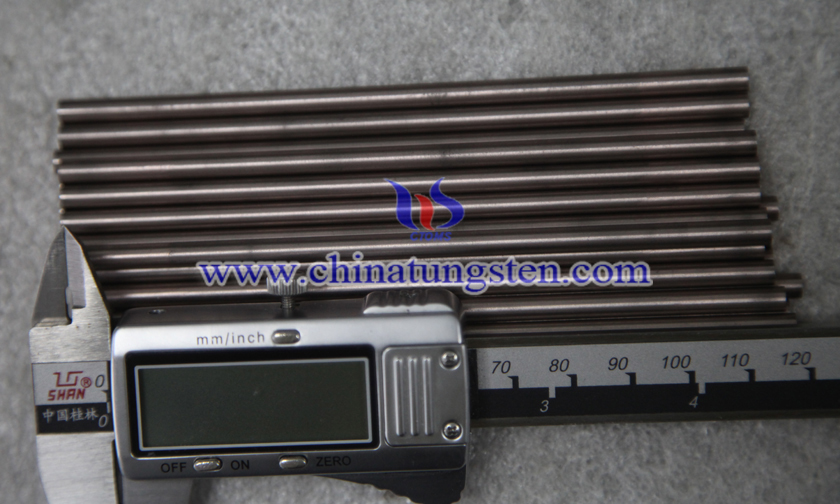 tungsten copper rod picture