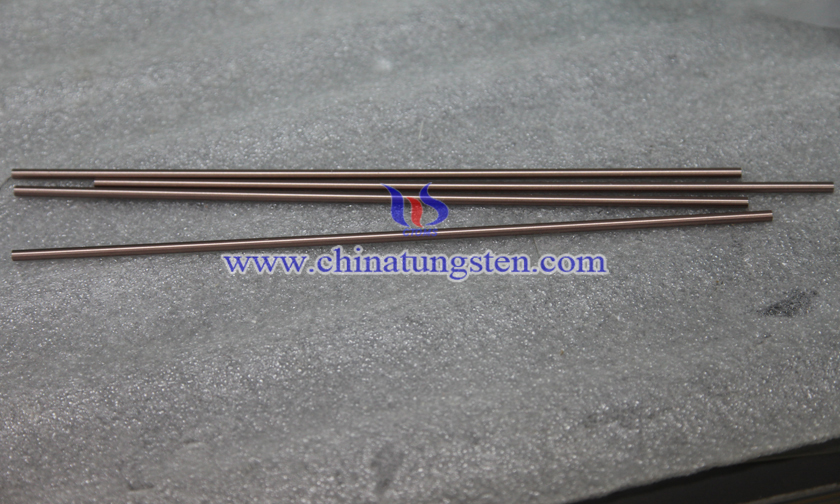 tungsten copper rod picture
