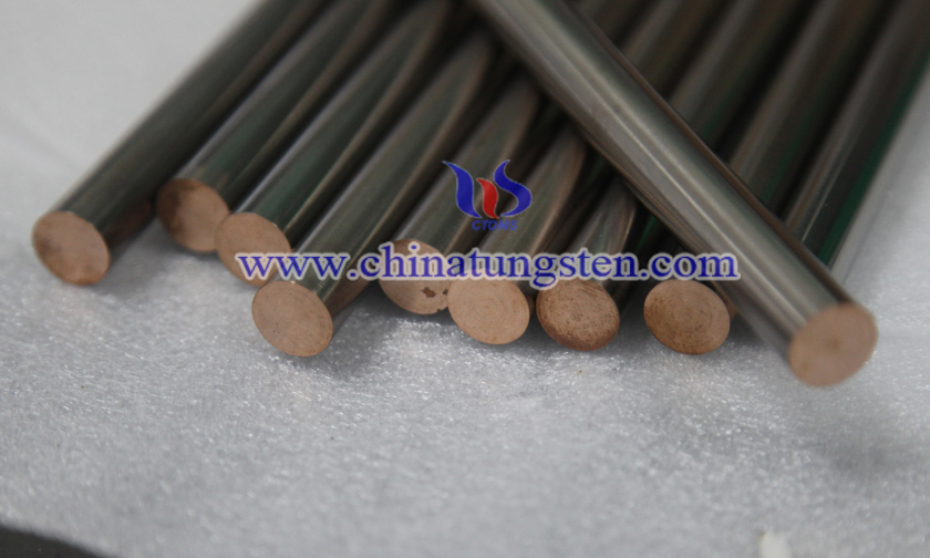 tungsten copper rod picture