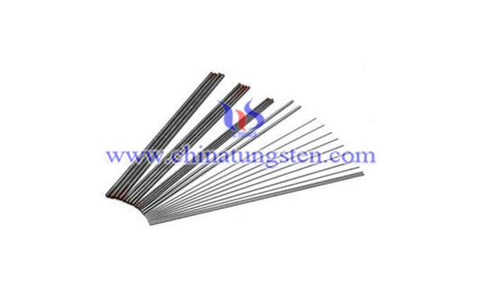 silver tungsten rod image