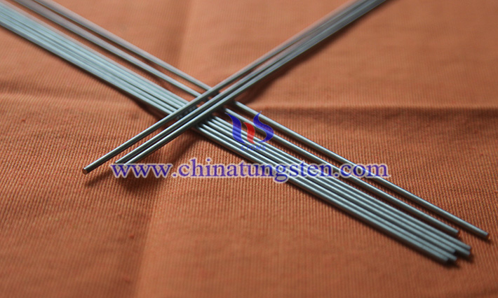silver tungsten rod image