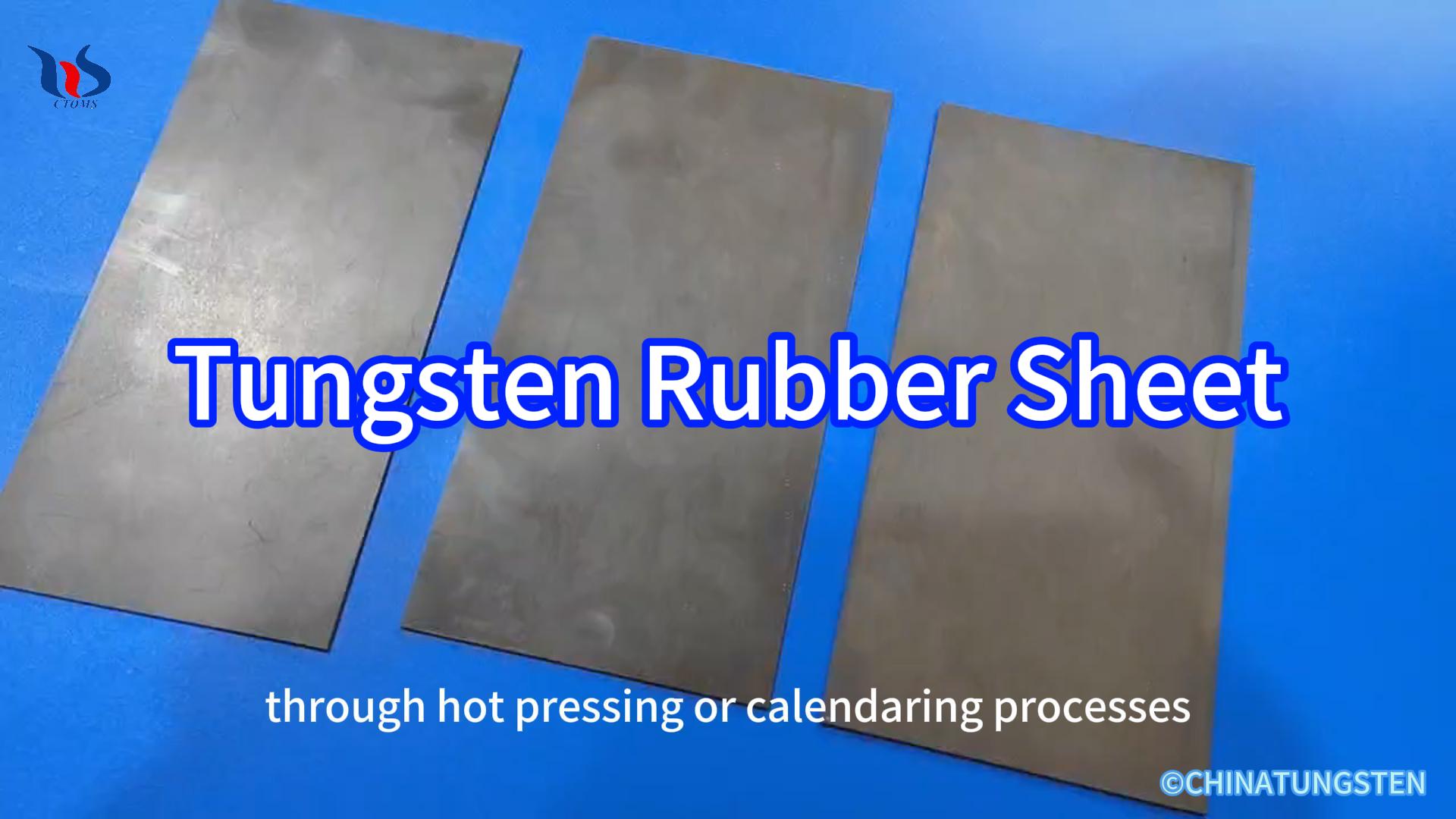 Tungsten Rubber Sheet