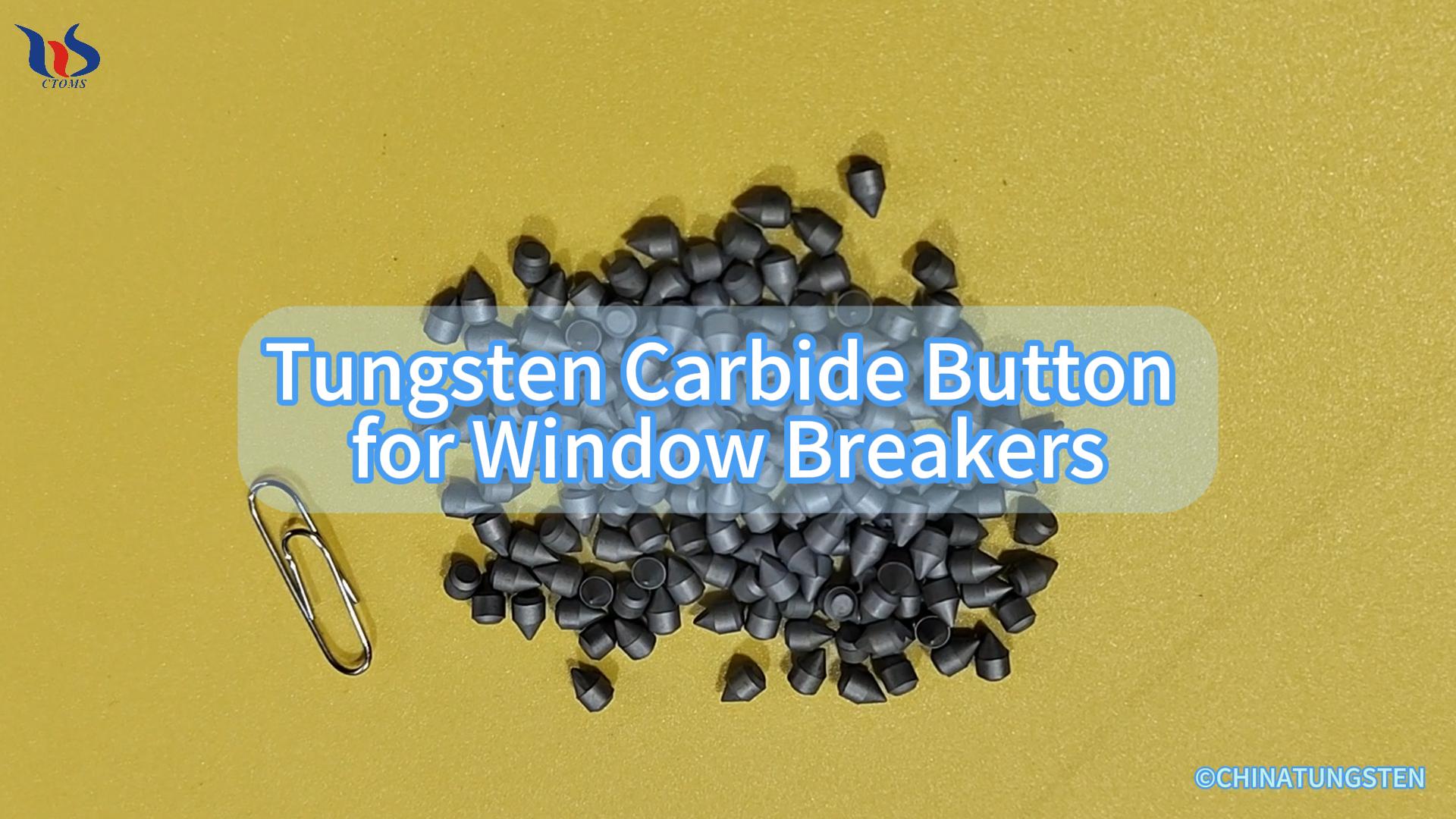 Tungsten Carbide Button for Window Breakers