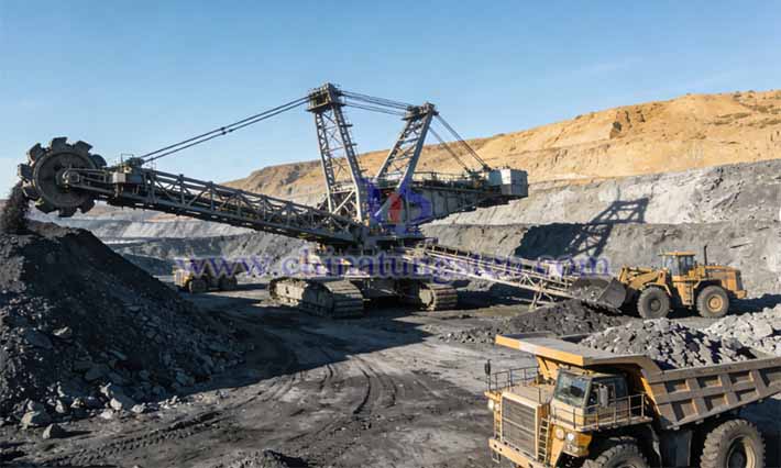 Images of tungsten mines