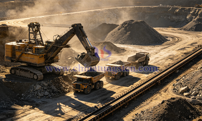 Tungsten mine pictures