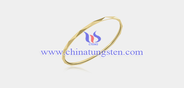 鎢合金鍍金細(xì)線條戒指圖片